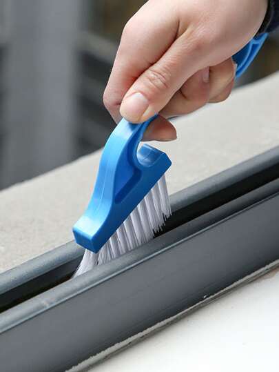 1pc Hand-held Gap Cleaning Brush, Door And Window Track Kitchen Cleaning Brush, Gap Brush, Groove Brush