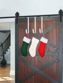 1pc Stainless Steel Multifunction Wall Hook - White - View 2