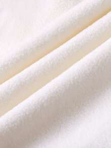 Baby Two Tone Cartoon Embroidery 3D Ears Design Hooded Jumpsuit - Multicolor - View 4