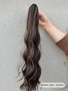 Tóc dài tổng hợp kiểu đuôi ngựa xoăn dài - Nhiều màu - Xem 7