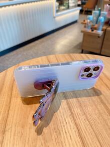 Phone Case With Cartoon Astronaut Design Holder - Multicolor - View 2