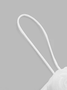 SHEIN MOD Appliques Ribbed Knit Cami Top - White - View 4