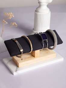 Solid Jewelry Storage Rack - Black - View 1