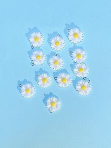 12 piezas Colgante DIY flor - Multicolor - Ver 1