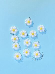 12 piezas Colgante DIY flor - Multicolor - Ver 3