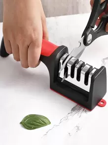1 Máy Mài Dao Đa Năng, Máy Mài Dao Di Động, Máy Mài Dao Ba Giai Đoạn - màu đen - Xem 1