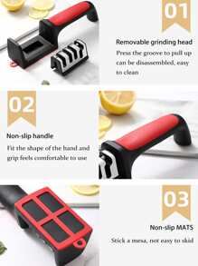 1 Máy Mài Dao Đa Năng, Máy Mài Dao Di Động, Máy Mài Dao Ba Giai Đoạn - màu đen - Xem 6