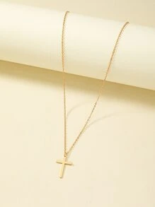 Vòng cổ chữ thập Charm - Vàng - Xem 2