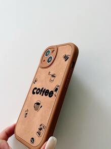 Letter Graphic Phone Case