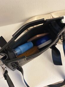 Minimalist Lace Up Design Square Bag NYSJLONG Bags For Women Internet Celebrity Bag High Level Feeling Foreign Style Shoulder Retro Small Group Cross Body Small Black Bag Handba - Black - View 3