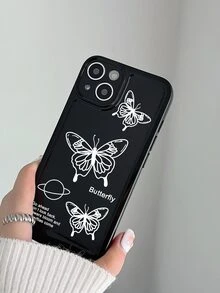 Butterfly Pattern Phone Case - Multicolor - View 2