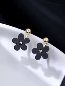 Andkiss Flower Decor Earring Jackets Valentines,Mom,Mother,Mother's Day,Gift