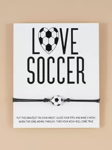 Vòng tay trang trí bóng đá - Bạc - Xem 1