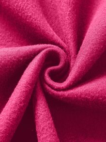 INAWLY Capuche longue zippée avec cordon de serrage, doublure thermique, épaules tombantes, pour l'hiver
