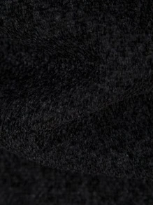 Manfinity Homme Men Zip Up Drawstring Hooded Thermal Lined Cardigan - Black - View 5