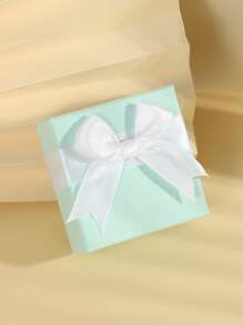 1pc Minimalist And Portable Jewelry Storage Box - Green - View 2