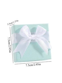 1pc Minimalist And Portable Jewelry Storage Box - Green - View 3