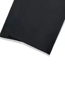 Claim Dot Men Flap Pocket Drawstring Waist Cargo Trousers - Black - View 3