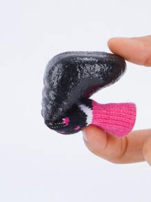 4pcs Waterproof Pet Socks - Multicolor - View 3