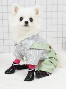 4pcs Waterproof Pet Socks - Multicolor - View 4