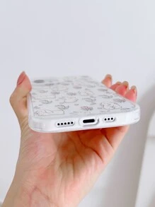 เคส โทรศัพท์ กระต่าย & ลาย ดอกไม้ - มัลติคัลเลอร์ - ดู 4