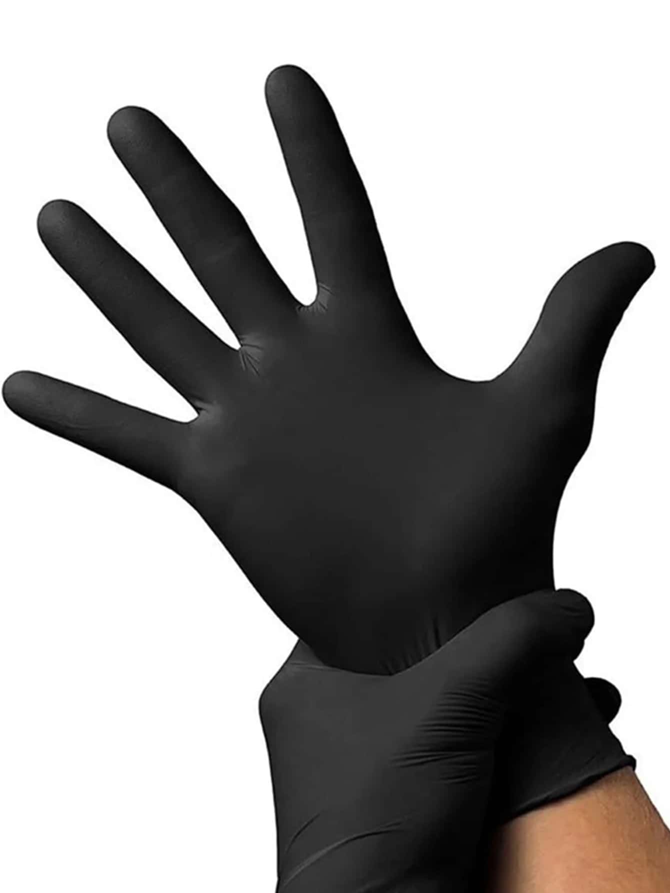 50入組/套PVC家用黑色防水一次性洗碗手套