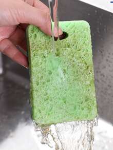 1 pieza de color al azar Olla Esponja de limpieza - Multicolor - Ver 4