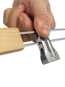 3pcs Pants Hanger With Clothespin - Silver - View 6