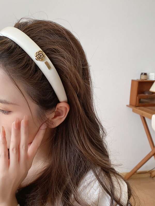 Flower Decor Headband SHEIN USA