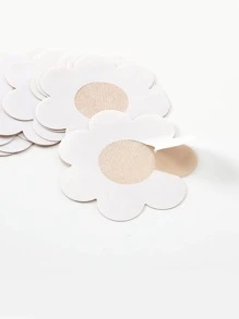 1對矽膠乳貼和5對花型乳貼和5對圓形乳貼 - 杏色 - 查看 4