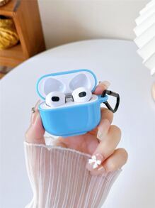 Solid Earphone Case - Blue - View 3