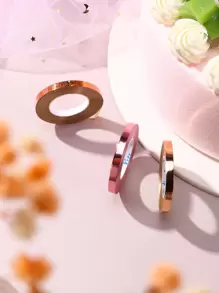 3 rollos holográfico globo cinta - Multicolor - Ver 1