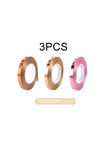 3 rollos holográfico globo cinta - Multicolor - Ver 3