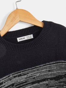 SHEIN Boys Colourblock Jumper - Multicolor - View 3