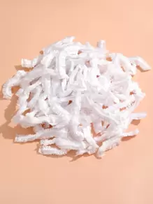 Mũ tắm dùng một lần, 100 chiếc mũ tắm lớn hơn dày trong suốt chống nước bằng nhựa đàn hồi mũ tắm cho phụ nữ, phụ kiện du lịch khách sạn chăm sóc tóc dưỡng ẩm sâu đồ dùng vệ sinh - Trong sáng - Xem 6