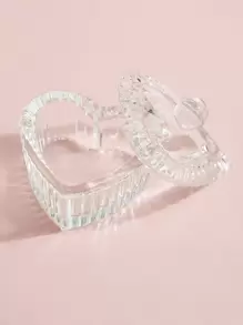 klimonla 1 件心形美甲笔清洁杯，美甲用品，美甲工具，美甲工具，返校，指甲，按压指甲的美甲工具 - 無色 - 查看 4