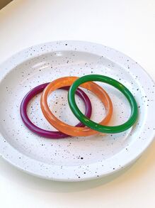 3 chiếc vòng tay rắn tối giản - Nhiều màu - Xem 2