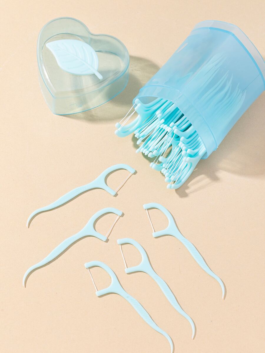 30pcs Disposable Dental Toothpick - Blue - View 1