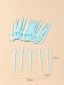 30pcs Disposable Dental Toothpick - Blue - View 3
