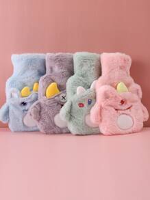 1 pieza Bolsa de agua caliente con diseño de dibujos animados de peluche al azar - Multicolor - Ver 7