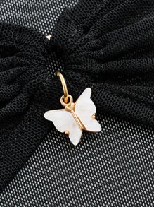 SHEIN MOD Solid Ruched Mesh Top