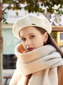 LEAJOURNO. khăn quàng viền tua rua colorblock - Nhiều màu - Xem 3