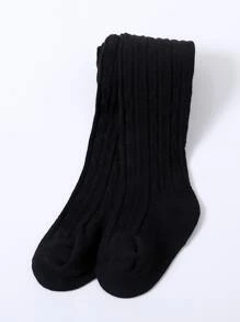 One Piece Of Infant Breathable Solid Color Tights For Spring And Autumn