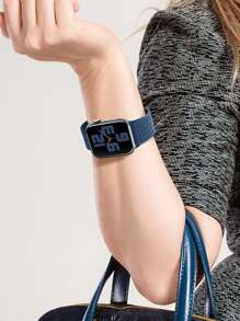 1入組編織尼龍錶帶適用於Apple Watch