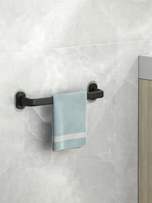 1入組免打孔毛巾杆