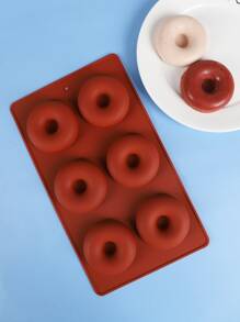 1 pieza Molde de silicona dónut - Burdeos - Ver 1