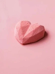 1入組矽膠糖果模具用於廚房烘焙心形設計巧克力模具 - 巧克力棕 - 查看 4