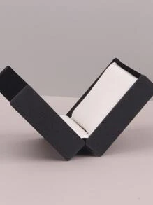 1 Nhựa Hộp Bảo Quản Trang Sức Không Có Đồng Hồ, Tối Giản Hình Chữ Nhật Màu Đen Hộp Bảo Quản Đồng Hồ Mà Không Cần Đồng Hồ Cho Gia Đình - màu đen - Xem 3