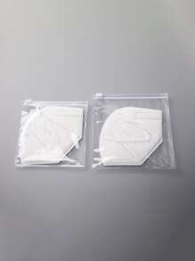 10入組透明防水面罩收納袋 - 無色 - 查看 2
