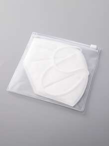 10入組透明防水面罩收納袋 - 無色 - 查看 6